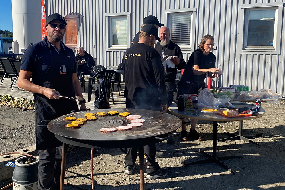 Teamet grillar