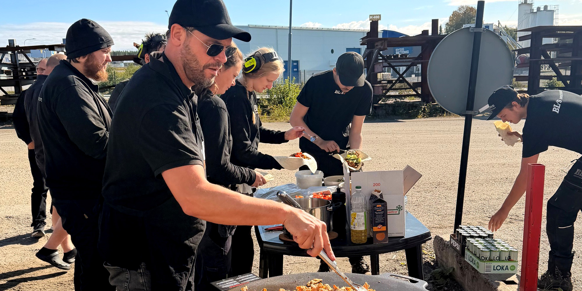 Öppet hus i Skellefteå med fint väder