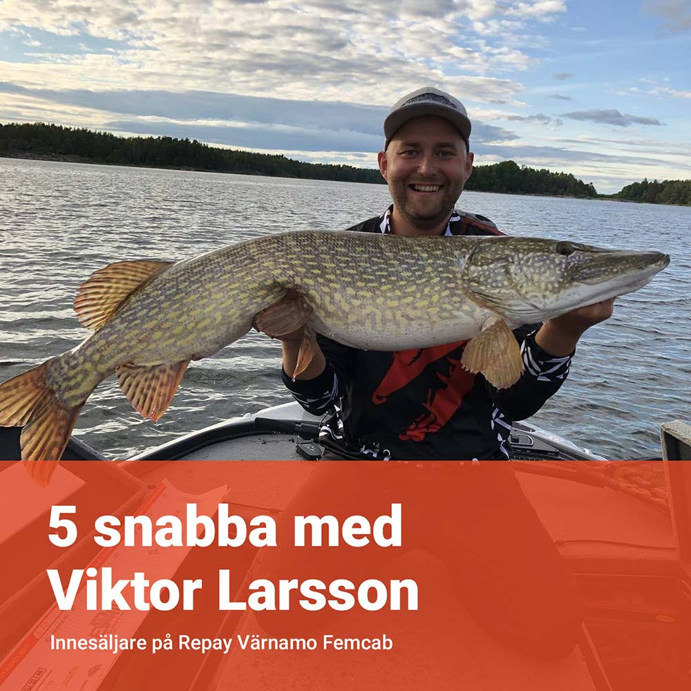Fem snabba med Viktor Larsson – innesäljare i Värnamo